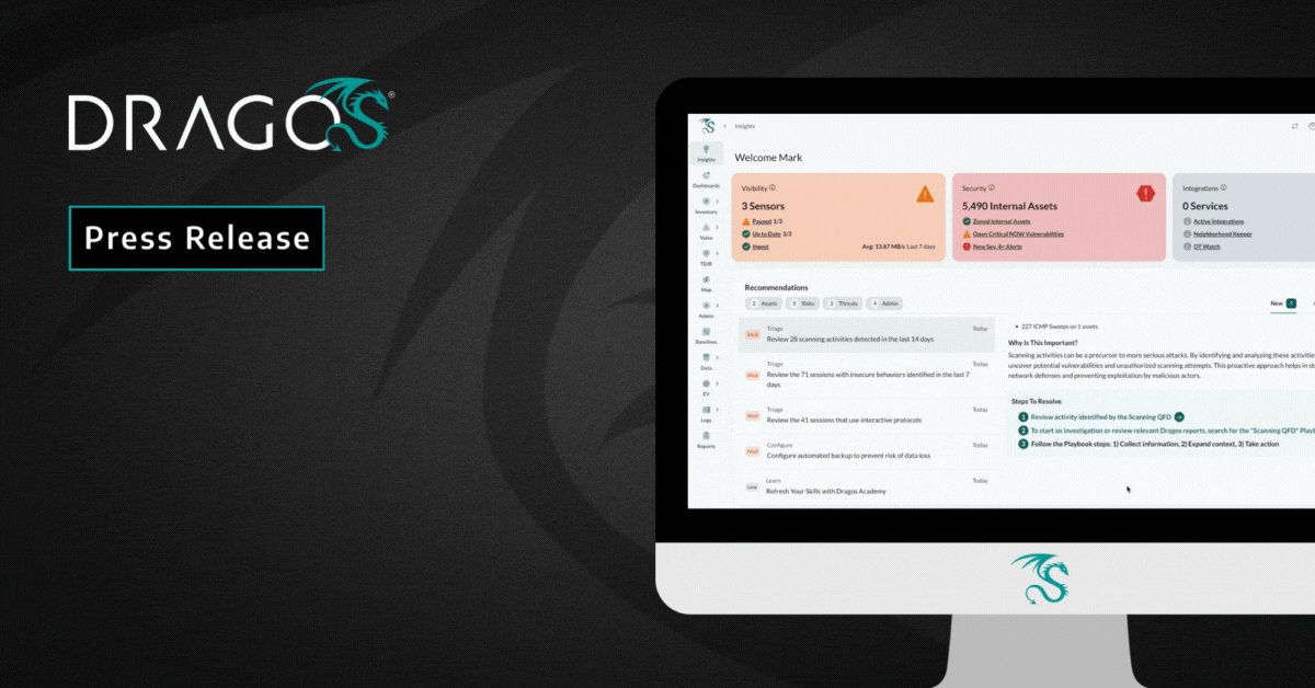Press Release - Introducing Dragos Platform 3dot0 The Fastest Path to Value for OT Cybersecurity